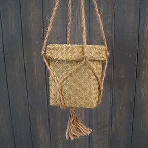 Square Grass Hanging Basket (15cm) detail page